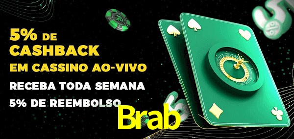 Promoções do cassino ao Vivo Brab